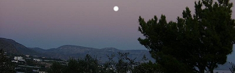 Vollmond auf Kreta