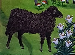 dritte Reihe Schaf Nr 8