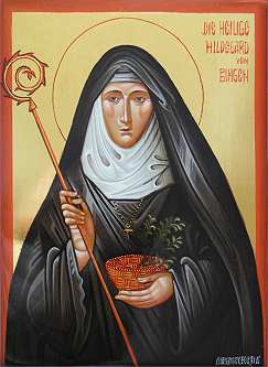 Ikone der Hildegard von Bingen