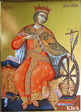 Heilige Katherina von Alexandrien - Ikone Kirsten Vo