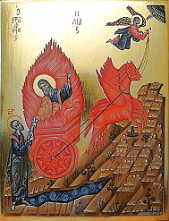 Himmelfahrt des Ilias, Ikone aus Russland