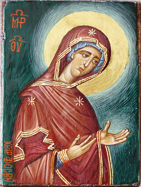 Maria aus der Anbetungsgruppe